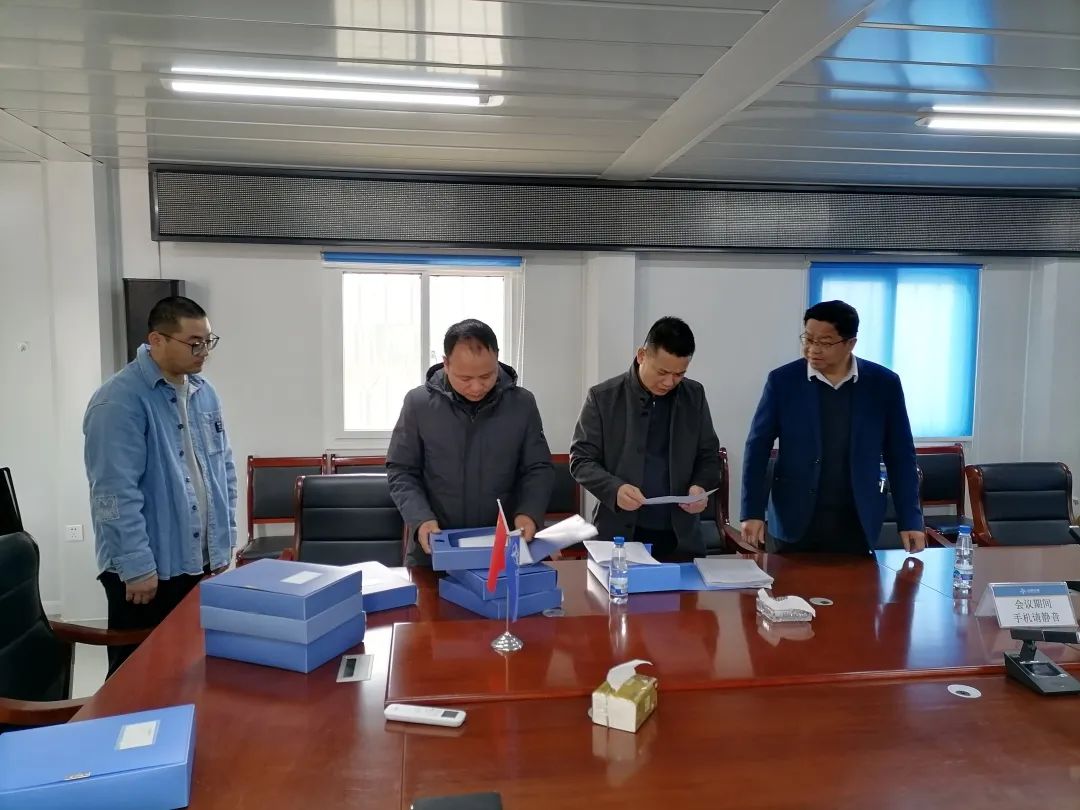 集团领导带队检查固废项目安全生产工作